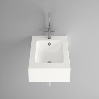 Bette One lavabo 90x53cm sans trou de robinet avec garniture de trop-plein blanc