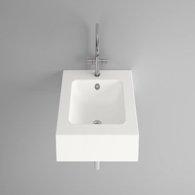 Bette One lavabo 90x53cm sans trou pour robinet avec trop-plein blanc