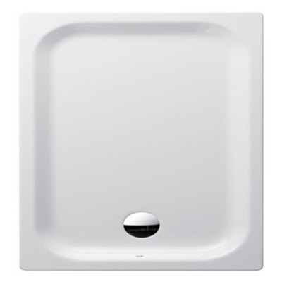 Bette receveur de douche en acier rectangulaire 100x90x6.5cm blanc