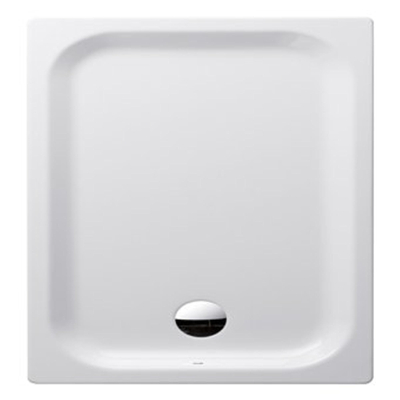 Bette receveur de douche tôle d'acier rectangulaire 100x90x6.5cm blanc