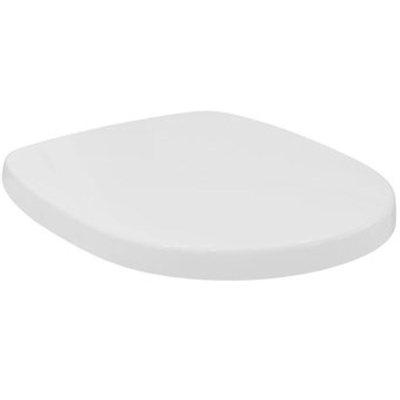 Ideal Standard Connect abattant de WC avec couvercle avec axe de charnière continu, charnières en inox blanc