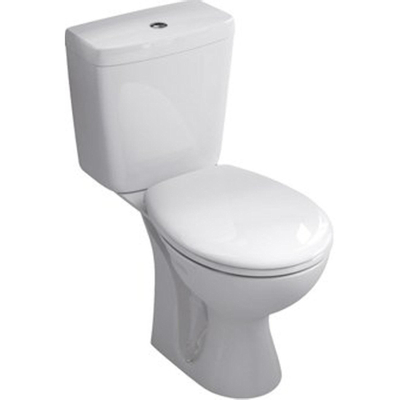 Ideal Standard Eurovit WC Pack à poser à fond creux avec EH et réservoir et abattant WC Blanc
