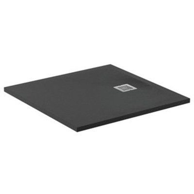 Ideal Standard Ultraflat Solid douchebak vierkant 100x100x3cm zwart