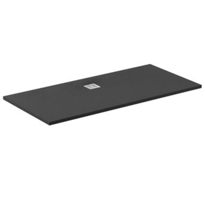 Ideal Standard Ultraflat Solid douchebak rechthoekig 180x80x3cm zwart
