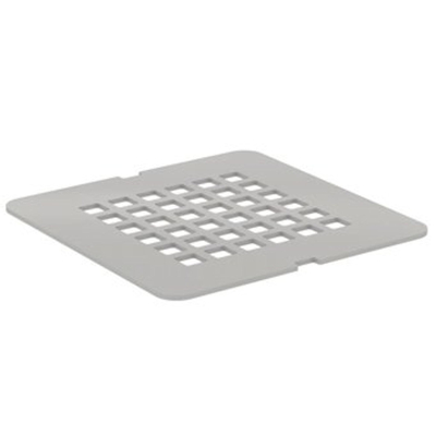 Ideal Standard Ultraflat Solid grille de recouvrement inox 12.5x12.5cm gris béton