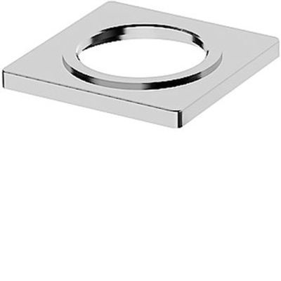 Hansa Hansaliving rosace carrée pour robinets avec commande par le dessus 5,5x5,5cm chrome