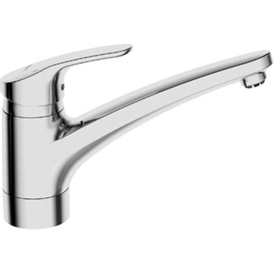 Hansa Hansamix Mitigeur de cuisine monotrou avec bec pivotant 150° 20,3 cm chrome