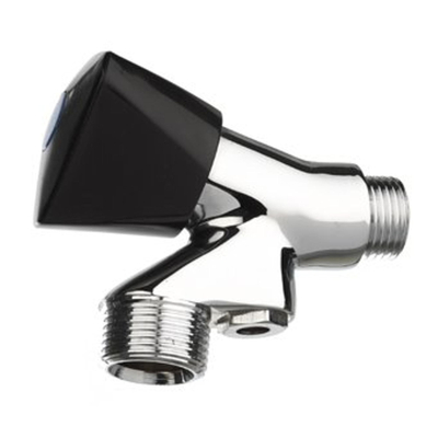 Robinet aérateur chromé bouton Kiwa 1/2 sans écrou tournant