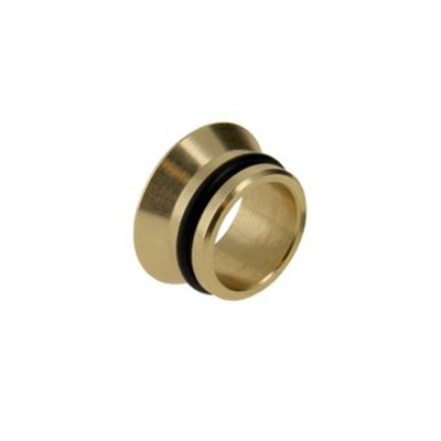 Bonfix Knelfitting messing insert plat avec o ring 15mm