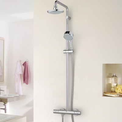 Grohe Tempesta Cosmopolitan douche de pluie avec douche de tête et douchette chrome SECOND CHOIX