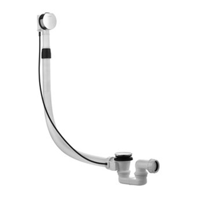 Kludi Rotexa 2000 vidage de baignoire et ensemble trop-plein avec bonde et câble 85cm chrome