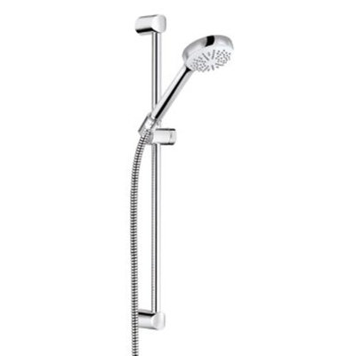 Kludi Logo barre de douche avec douchette 1S 60cm avec flexible de douche 160cm chrome