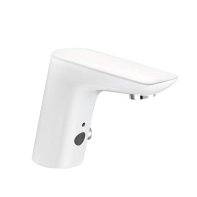 Kludi Balance Robinet de lavabo électronique 1 trou connexion 230v blanc/chrome
