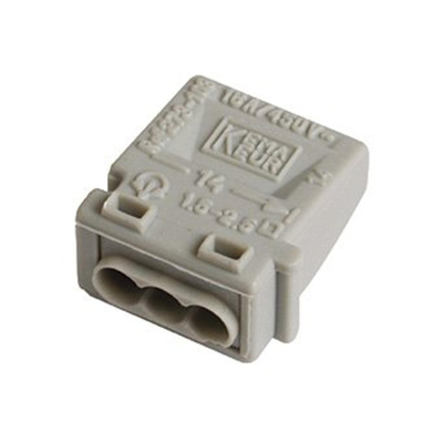 Borne de connexion 3 pôles 100 pièces en boîte