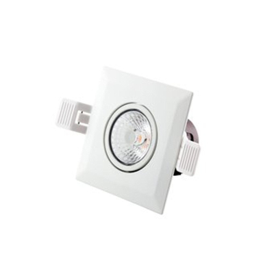 Interlight led downlight carré dimmable 90mm 9w blanc il dc9s36dcw