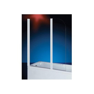 Plieger Royal badklapwand 6mm glas 68x140cm chroom profiel en helder glas