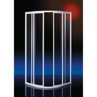 Plieger Class cabine de douche 90x90x185cm quart de cercle blanc