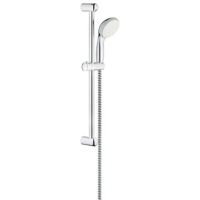Grohe Vitalio Go Glijstangset - 62cm - met handdouche diameter 10cm - 1 straalsoort - doucheslang 175cm - chroom