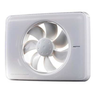 Nedco ventilateur de salle de bain design intellivent frais 5w 100 125mm 132m3 blanc