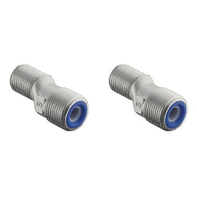 Hansgrohe S koppelingen per paar 1/2 x3/4 - hoogglans chroom