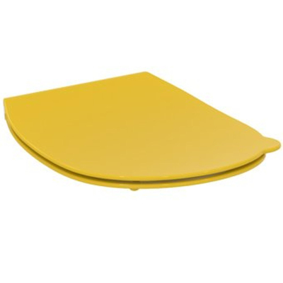 Ideal Standard Contour 21 closetzitting met deksel voor kinderclosetpot + kinderwandcloset 7 11 jaar geel