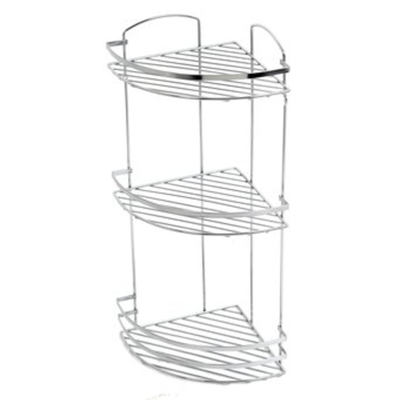 Plieger Solid tablette d'angle 3 niveaux modèle en fil chromé