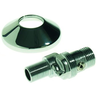 Broen Ballofix S-coupling avec rosace Laiton Chrome