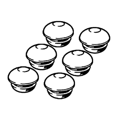 Viega Advantix entretoises pour grille de caniveau de douche Advantix ER3 et ER9 set= 6