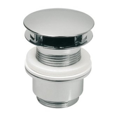 Plieger designplug zonder overloop 63mmx5/4 voor bodemdikte 45 60mm chroom