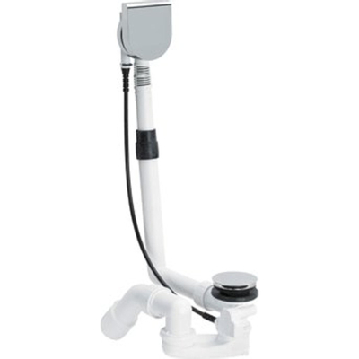 Viega Multiplex Multiplex Visign M9 vidage de baignoire et combiné trop-plein 40/50x725mm avec niveau d'eau plus 5cm chrome