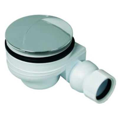 Sanit bonde de receveur de douche complète pour receveur de douche avec trou 90mm chromé