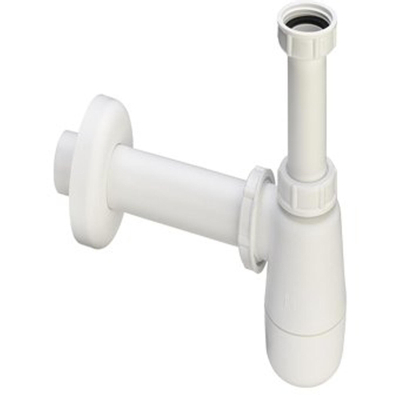 Viega siphon de bidet en plastique avec tube mural 5/4 avec rosace