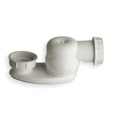 Wisa Wavedesign Siphon de baignoire peu profond universel pour baignoires autoportantes