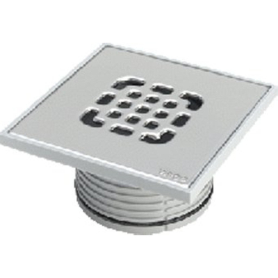 Viega Advantix rehausse et rallonge pour siphon de sol 150x150mm avec joint torique non vissé cadre en plastique gris