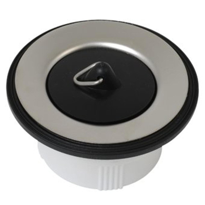 Bouchon hostaleen avec bonde pour plan de travail inox 6/4 x70mm