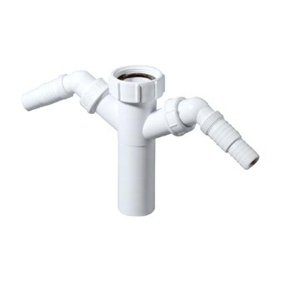 Mcalpine Toebehoren t pièce pour lave-linge et lave-vaisselle 2xhose tulle 6/4 x40mm