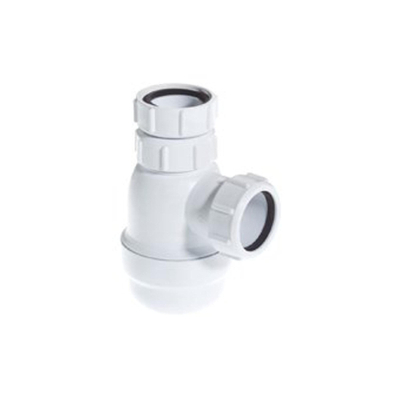 McAlpine Accessoires siphon gobelet en plastique avec tube mural et rosace 5/4 x32mm