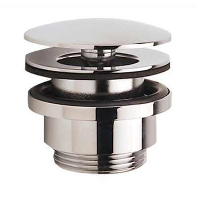 Raminex bonde universelle pour lavabo chromée 1 1.4 avec plaque de recouvrement fixe Ø64 ou 72mm