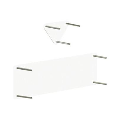 Handicare Linido contre-plaque siège de douche acier inoxydable blanc