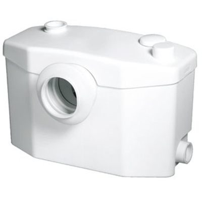 Sanibroyeur Sanipro broyeur de matières fécales pour WC lavabo/fontaine bidet et douche hauteur de refoulement 5m horizontale 100m blanc