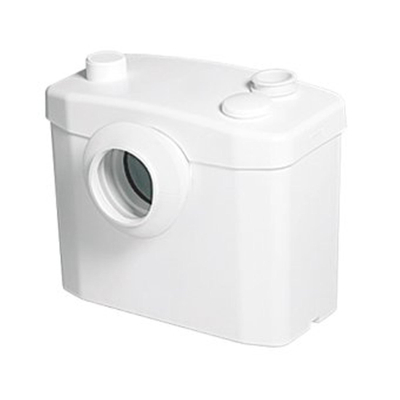 Sanibroyeur Sanitop broyeur de matières fécales pour WC et lave-mains hauteur de relevage 5m ou horizontale 100m blanc