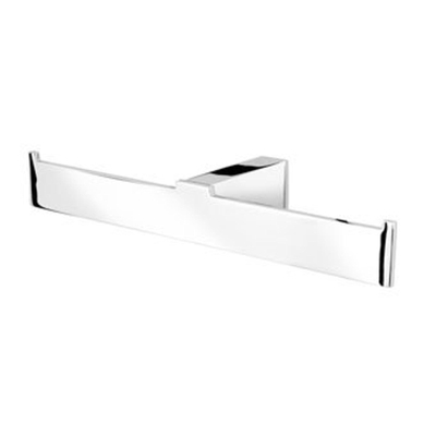 Geesa Modern Art Porte-rouleau de papier toilette double sans couvercle Chrome
