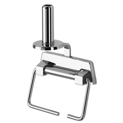 Geesa Standard Porte-rouleau de papier toilette sans clapet avec ressort et Porte-rouleau de réserve Chrome
