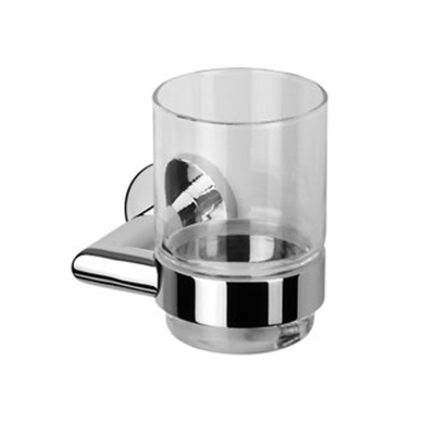 Geesa Nemox Glashouder glaschroom - met glas - chroom