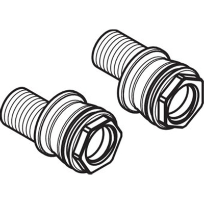 Hansgrohe S-koppelingen ten behoeve van. Ecostat - select douche/badkraan per paar - chroom
