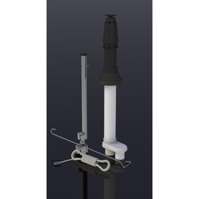 Nefit TopLine dakdoorvoer kunststof 60/100