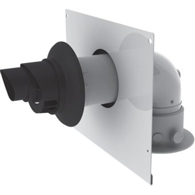 Nefit muurdoorvoer 60/100 concentrische adapter en montageplaat