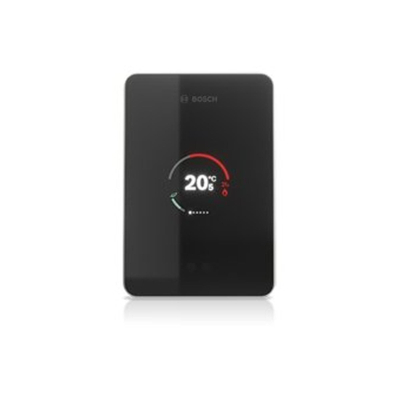 Thermostat d'ambiance intelligent Bosch EasyControl Single avec régulation individuelle des pièces (jusqu'à 20 pièces) noir