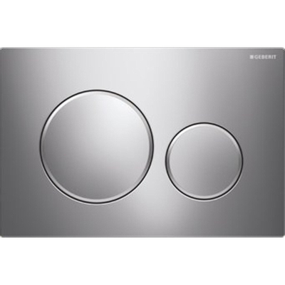 Geberit Sigma20 bedieningplaat met dualflush frontbediening voor toilet 24.6x16.4cm matchroom TWEEDEKANS