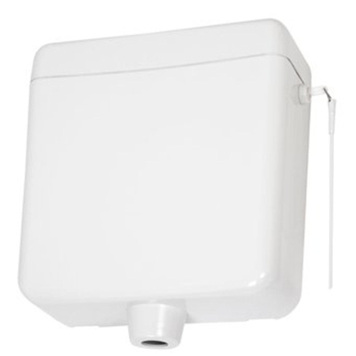 Plieger Maas Réservoir WC haut niveau à simple chasse 6/9 litres réglable blanc